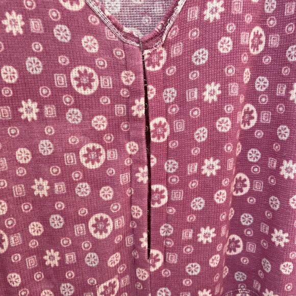 Free People Home Alone Long Johns Womens L Pink Sweet Combo Pajamas Cottagecore - Picture 13 of 16